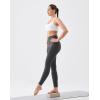 image:imageKSwiss Workout Leggings for Women  No Front Seam High Waist Stretchy Soft Yoga Pants Gym Casual02gray