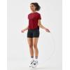 image:imageKSwiss Workout Tops for Women  Short Sleeve Loose Yoga TShirts Breathable Running Athletic Tee ShirtsRed