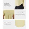 image:imageKSwiss Workout Tops for Women  Short Sleeve Loose Yoga TShirts Breathable Running Athletic Tee ShirtsYellow