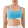 image:imageKSwiss CICLO Fiber Sports Bras for Women  Scoop Neck Thin Straps Padded Yoga Bras Medium Support Workout Gym TopsBlue Misc