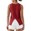 image:imageKSwiss Sleeveless Workout Tops for Women  Breathable Lightweight Athletic Running Tank Tops Active Tennis Yoga ShirtsRed