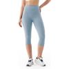 image:imageKSwiss Womens 16 Capri Leggings  No Front Seam Soft Stretchy High WaistBlue