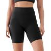 image:imageKSwiss Womens 8 Biker Shorts  No Front Seam Compression Stretchy High Waist Workout Gym Running ShortsBlack