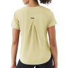 image:imageKSwiss Workout Tops for Women  Short Sleeve Loose Yoga TShirts Breathable Running Athletic Tee ShirtsYellow