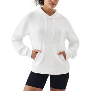 image:imageKSwiss Hoodies for Women  Long Sleeve Pullover Hooded Sweatshirt with Pocket Casual Athletic Workout TopWhite