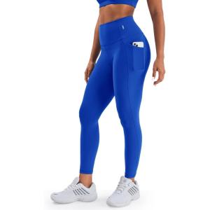 image:imageKSwiss Leggings for Women  Soft Stretchy High Waist 25 with Pockets Lounge Yoga Pants Workout Athletic Casual02side Pocketsnavy Blue
