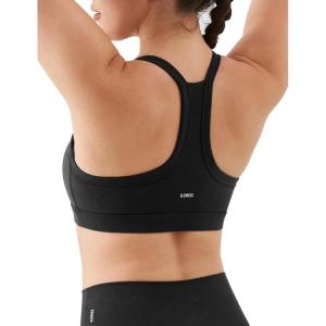 image:imageKSwiss Sports Bras for Women  Thin Strappy Racerback Light Impact Yoga TopsBlack