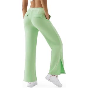 image:imageKSwiss Womens Sweatpants Wide Leg  High Waisted Pants with Pockets Modal Casual Lounge Travel Long PantsGreen
