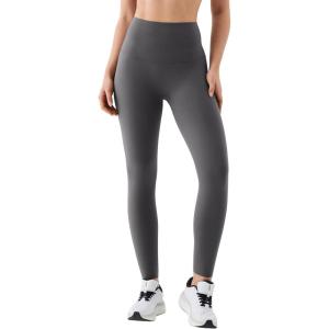 image:imageKSwiss Workout Leggings for Women  No Front Seam High Waist Stretchy Soft Yoga Pants Gym Casual01gray