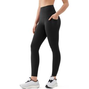 image:imageKSwiss Workout Leggings for Women  No Front Seam High Waist Stretchy Soft Yoga Pants Gym Casual02black