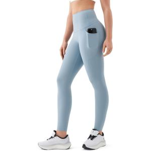 image:imageKSwiss Workout Leggings for Women  No Front Seam High Waist Stretchy Soft Yoga Pants Gym Casual02blue