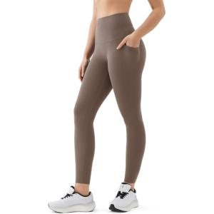 image:imageKSwiss Workout Leggings for Women  No Front Seam High Waist Stretchy Soft Yoga Pants Gym Casual02brown