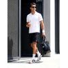 image:imageKSwiss Mens Athletic Workout Shorts with Pockets  Lightweight Breathable Tennis Running Gym Training ShortsBlack