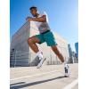 image:imageKSwiss Mens Athletic Workout Shorts with Pockets  Lightweight Breathable Tennis Running Gym Training ShortsBlue Green