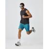 image:imageKSwiss Mens Athletic Workout Shorts with Pockets  Lightweight Breathable Tennis Running Gym Training ShortsBlue Green