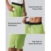 image:imageKSwiss Mens Athletic Workout Shorts with Pockets  Lightweight Breathable Tennis Running Gym Training ShortsGreen