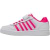 image:imageKSwiss Kids Court Palisades Strap SneakerWhiteHot Pink