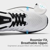 image:imageKSwiss Mens Shadx Running Shoe  Cushioned Wide Lightweight Comfort Shoe Gym Walking SneakersWhiteGreyBlack