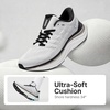 image:imageKSwiss Mens Shadx Running Shoe  Cushioned Wide Lightweight Comfort Shoe Gym Walking SneakersWhiteGreyBlack