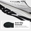 image:imageKSwiss Mens Shadx Running Shoe  Cushioned Wide Lightweight Comfort Shoe Gym Walking SneakersWhiteGreyBlack