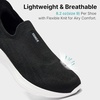 image:imageKSwiss Mens Slip Step EasyOn Cushioned Walking ShoesBlackWhite
