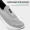 image:imageKSwiss Mens Slip Step EasyOn Cushioned Walking ShoesGrayWhite
