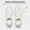 image:imageKSwiss Womens Shadx Leather Running amp Walking ShoesWhiteBlue
