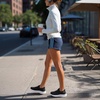 image:imageKSwiss Womens Slip Step EasyOn Cushioned Walking ShoesBlackWhite
