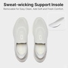 image:imageKSwiss Womens Slip Step EasyOn Cushioned Walking ShoesGrayWhite