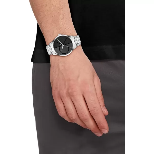 Calvin Klein CK Iconic  Mens and Womens Quartz Wristwatch  Stainless Steel Bracelet  Water Resistant 3 ATM30 Meters  Premium Fashion Timepiece for Every Occasion  32mm 35mm 40mmMidnight