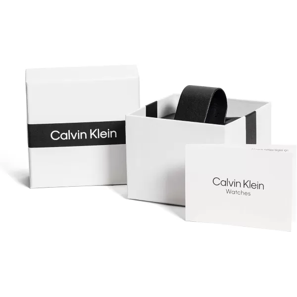 Calvin Klein Iconic Carnation Gold IP 35 MM Case Watch with RGCG Bracelet Model 25200042