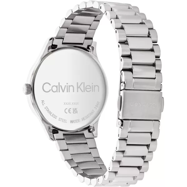 Calvin Klein Iconic Stainless Steel 35 MM Case Watch with SS Bracelet Model 25200041