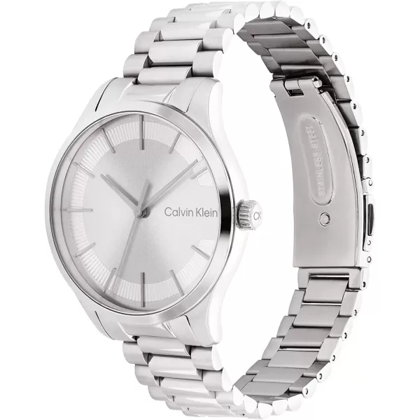 Calvin Klein Iconic Stainless Steel 35 MM Case Watch with SS Bracelet Model 25200041