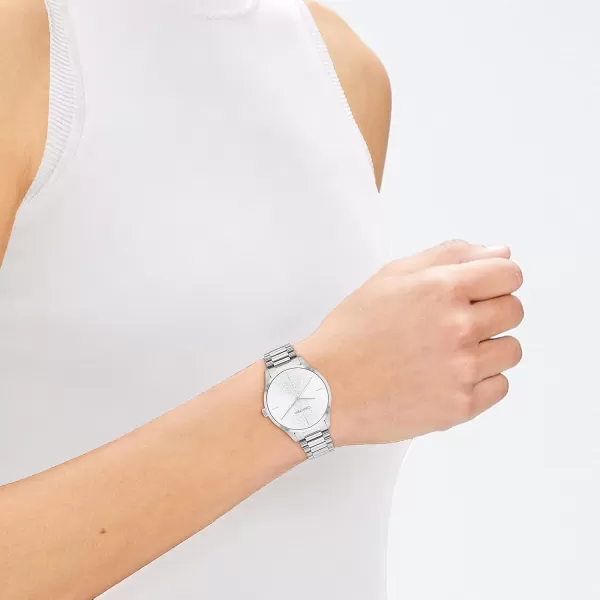 Calvin Klein Iconic Stainless Steel 35 MM Case Watch with TT Bracelet Model 25200168