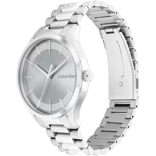 Calvin Klein Iconic Stainless Steel 40 MM Case Watch with SS Bracelet Model 25200036