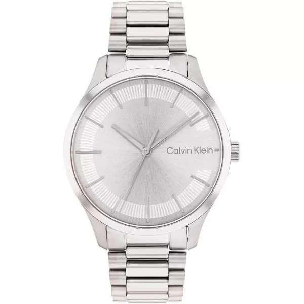 Calvin Klein Iconic Stainless Steel 35 MM Case Watch with SS Bracelet Model 25200041