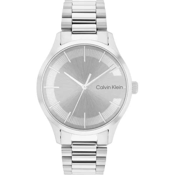 Calvin Klein Iconic Stainless Steel 40 MM Case Watch with SS Bracelet Model 25200036