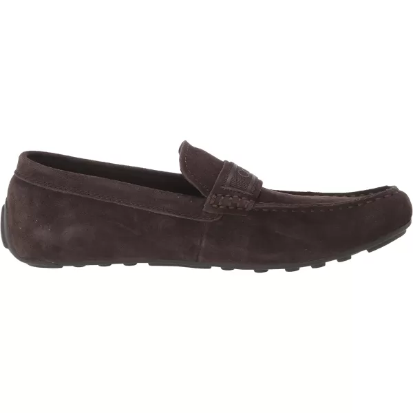 CK Jeans Mens Oliver Driving Style LoaferDark Brown Suede 200