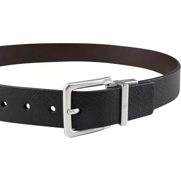 Calvin Klein Boys Reversible Leather BeltBlackBrown