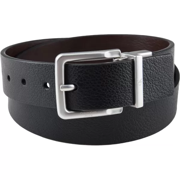 Calvin Klein Boys Reversible Leather BeltBlackBrown