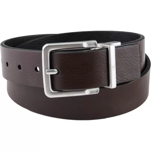 Calvin Klein Boys Reversible Leather BeltBlackBrown