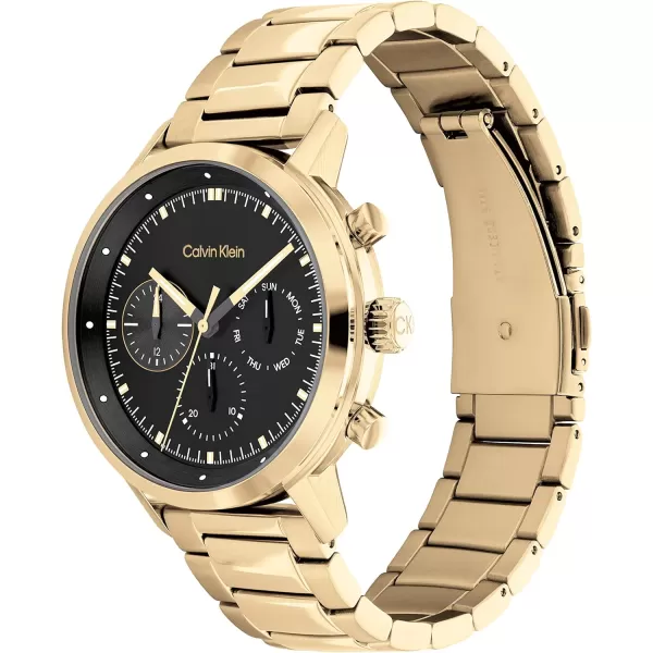 Calvin Klein Gents Watches The Essence of StyleGoldBlack 44