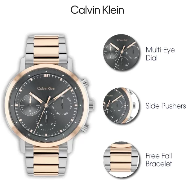 Calvin Klein Gents Watches The Essence of StyleGunmetal 44