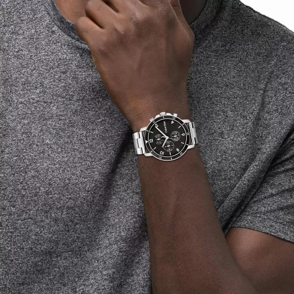 Calvin Klein Gents Watches The Essence of StyleSilverBlack 46