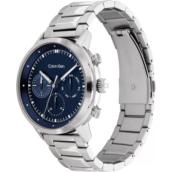 Calvin Klein Gents Watches The Essence of StyleSilverBlue 44