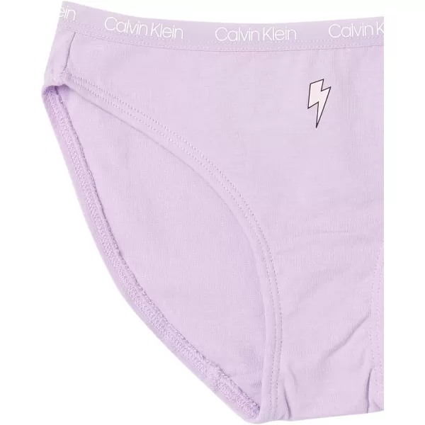 Calvin Klein Girls Underwear Cotton Bikini Panty 5 PackFun Icons