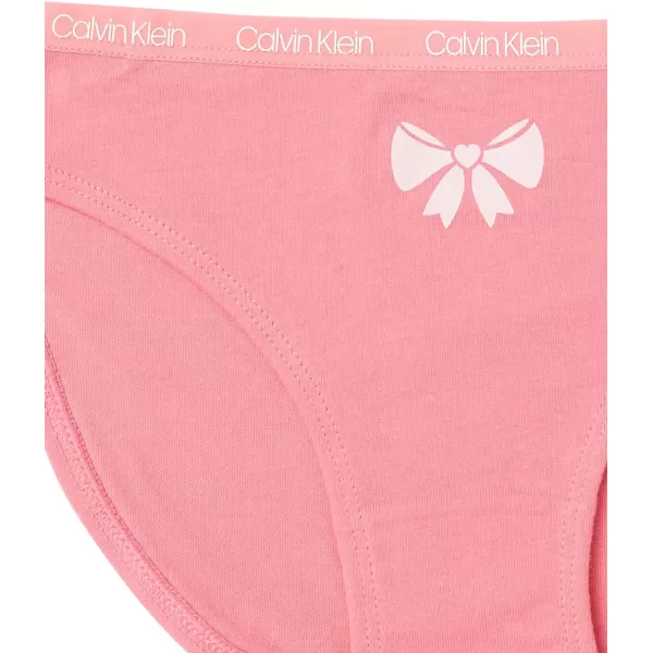 Calvin Klein Girls Underwear Cotton Bikini Panty 5 PackHoliday Fun