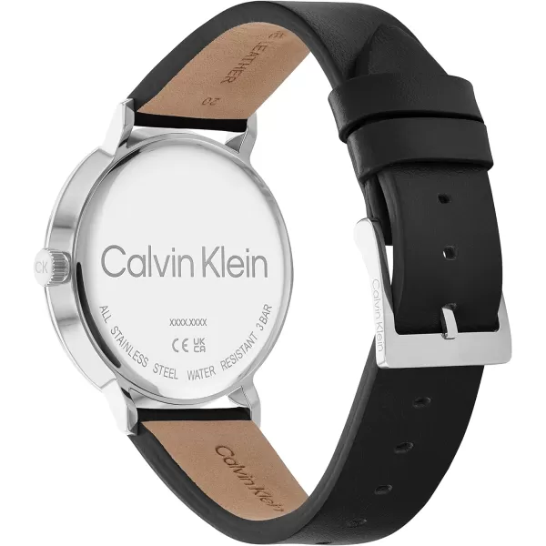 Calvin Klein Mens Quartz Watches Uncompromising StyleBlack 42