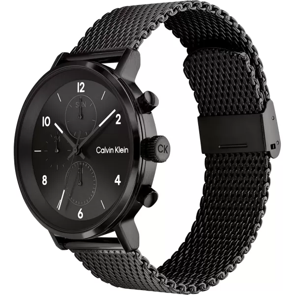 Calvin Klein Mens Quartz Watches Uncompromising StyleBlack 44