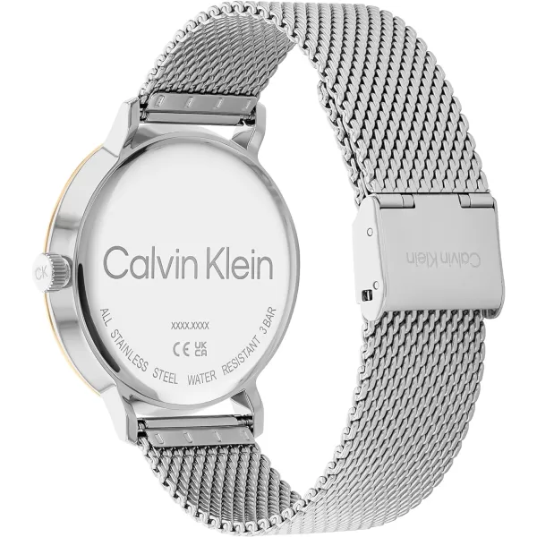 Calvin Klein Mens Quartz Watches Uncompromising StyleGunmetalSilver 42